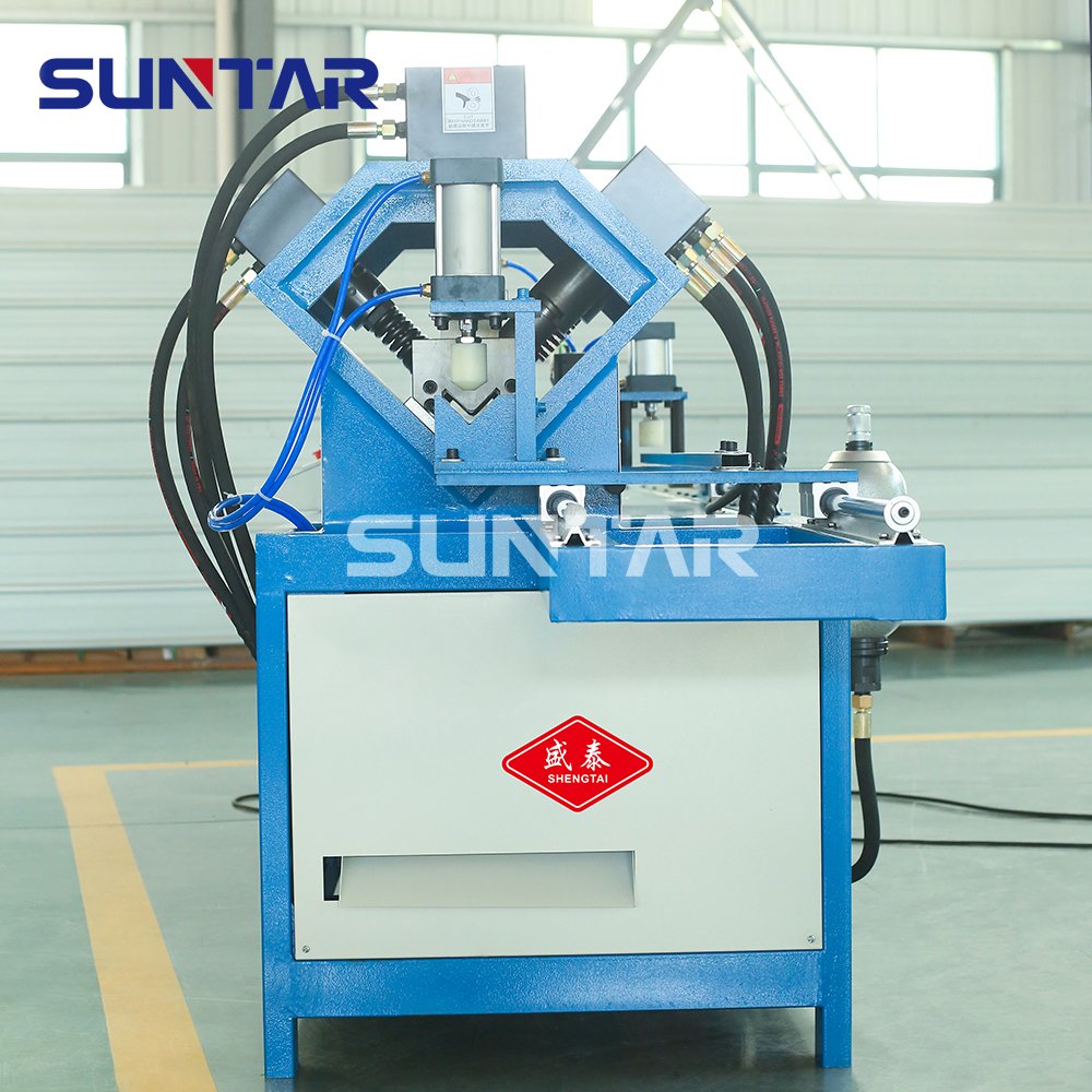 Hot Sale Reputable SUNTAY STJG-30/50 Duct Angle Steel Flange Production Line for Punching and Cutting Duct Angle Steel Flange