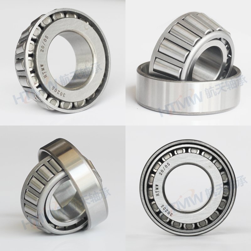 HTMW China Bearing Manufacturer 30205 30206 30207 30208 30209 GCR15 Material Tapered Roller Bearings