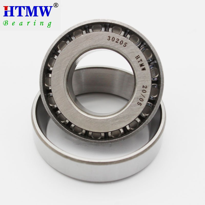 HTMW China Bearing Manufacturer 30205 30206 30207 30208 30209 GCR15 Material Tapered Roller Bearings