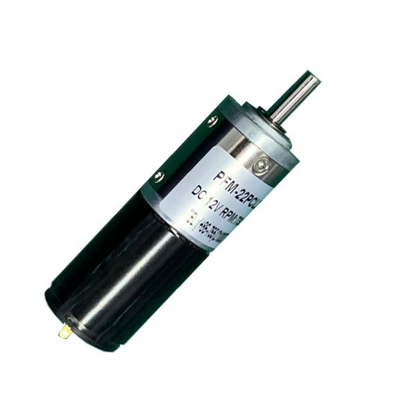 Mini Dc Gear Motor Coreless Winding Customized 6v 0.3Nm 200rpm OD22mm PFM-22P for Auto Blind
