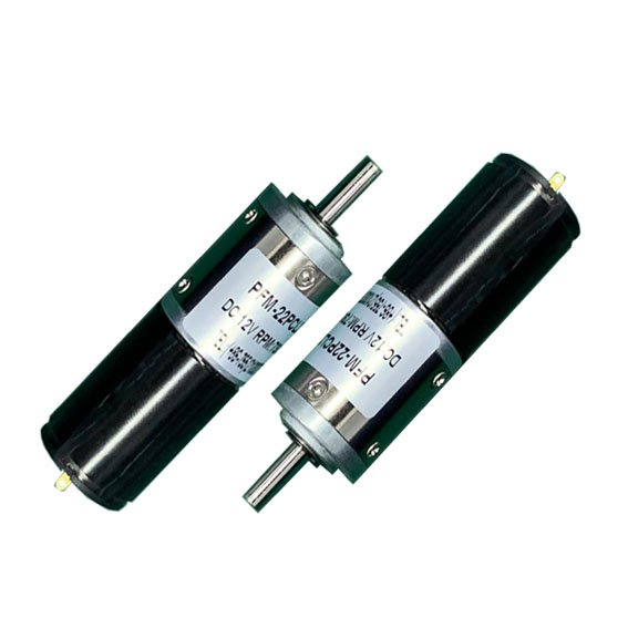 Mini Dc Gear Motor Coreless Winding Customized 6v 0.3Nm 200rpm OD22mm PFM-22P for Auto Blind