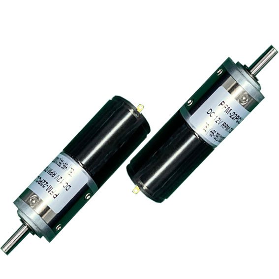 Mini Dc Gear Motor Coreless Winding Customized 6v 0.3Nm 200rpm OD22mm PFM-22P for Auto Blind