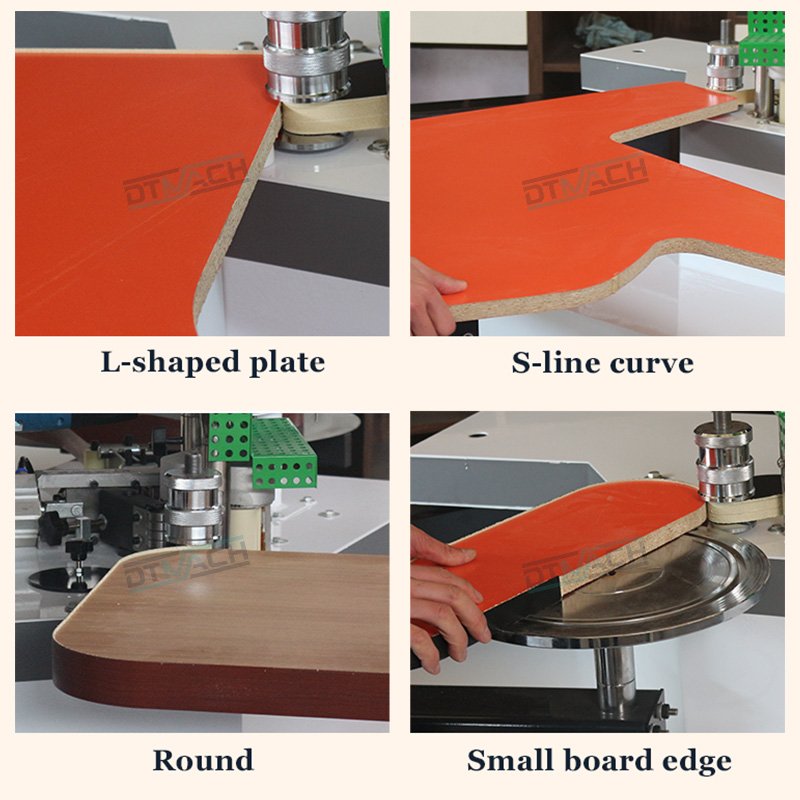 Small Curve Automatic Edge Bander Wood Lipping Edge Machinery Manual New Edge Banding Machine