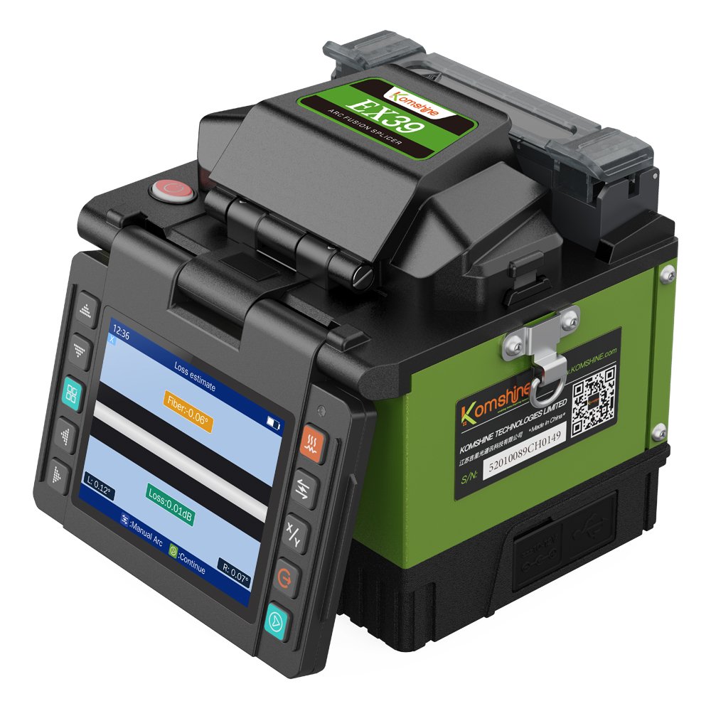 Hotsale Komshine Handheld Mini Fiber Optic equipment FTTX EX39 Optical fusion Splicer Welding Machine