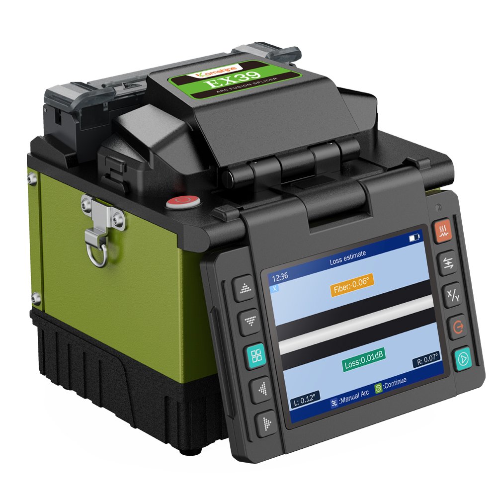 Hotsale Komshine Handheld Mini Fiber Optic equipment FTTX EX39 Optical fusion Splicer Welding Machine