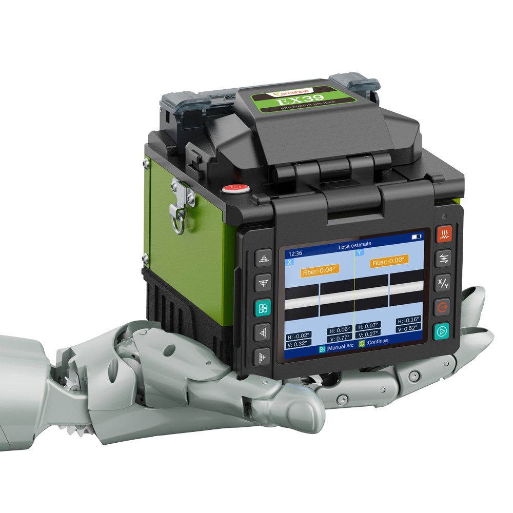 Hotsale Komshine Handheld Mini Fiber Optic equipment FTTX EX39 Optical fusion Splicer Welding Machine