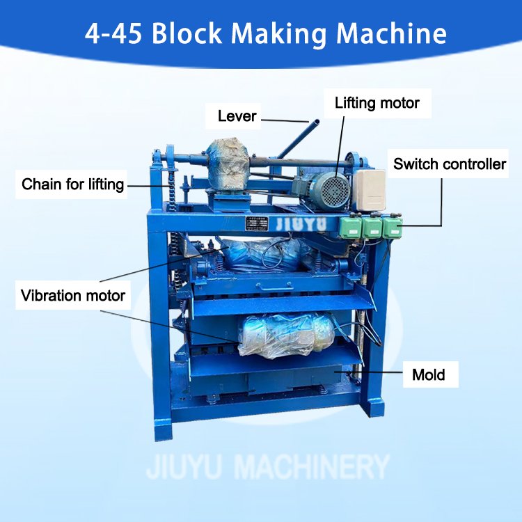 JIUYU Hollow Cement Bricks Concrete Paver Block Cement Brick Making Machine