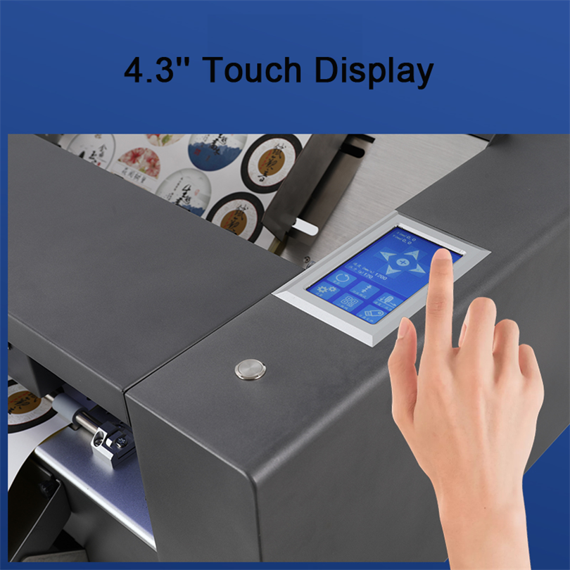 High Speed Servo Motor Digital A3+ Auto Feeding Double Heads Label Die Cutter Creasing and Die Cutting Machine SF-350 PRO