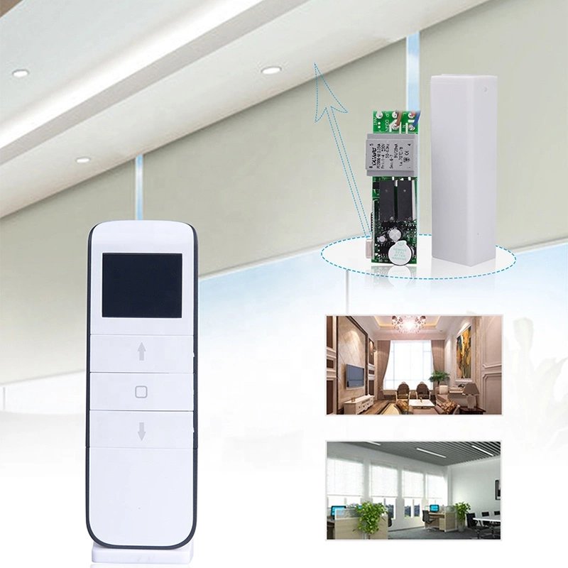 AC Motor 220V Roller Shutter Gate Controller Built-in Receiving Board Remote Controls Kit Roller Shutter Door Opener
