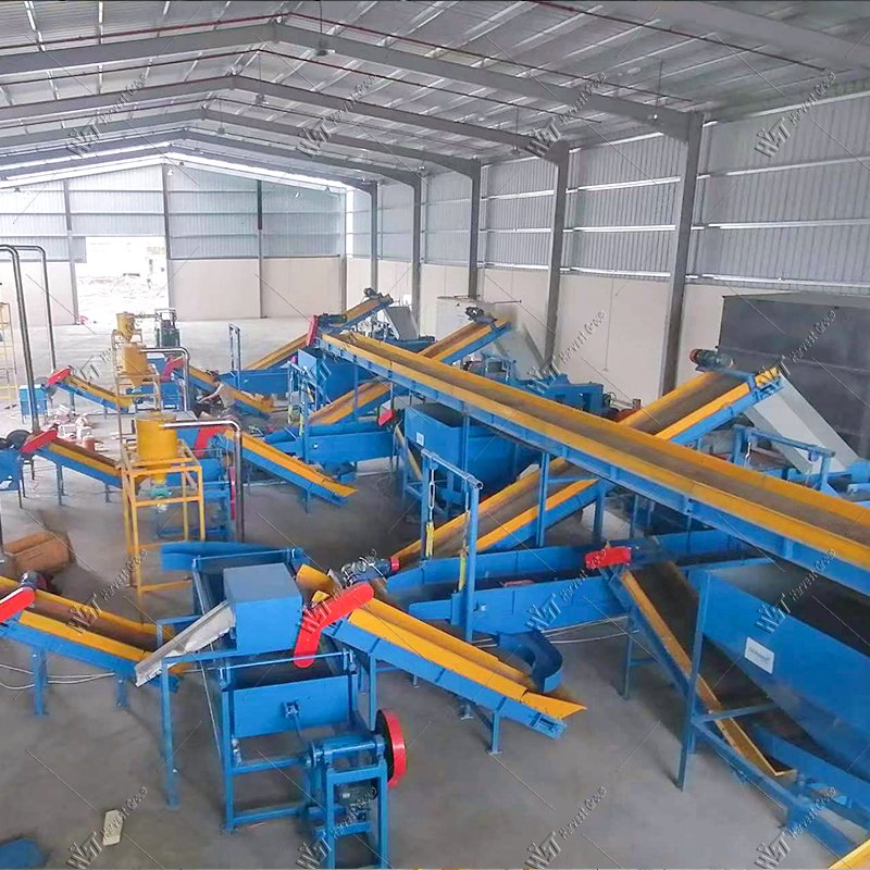 Auto Tire Recycling Machine for Scrap Tire Powder Recycling Plant Waste Tyre Recycling Machines in Pakistan