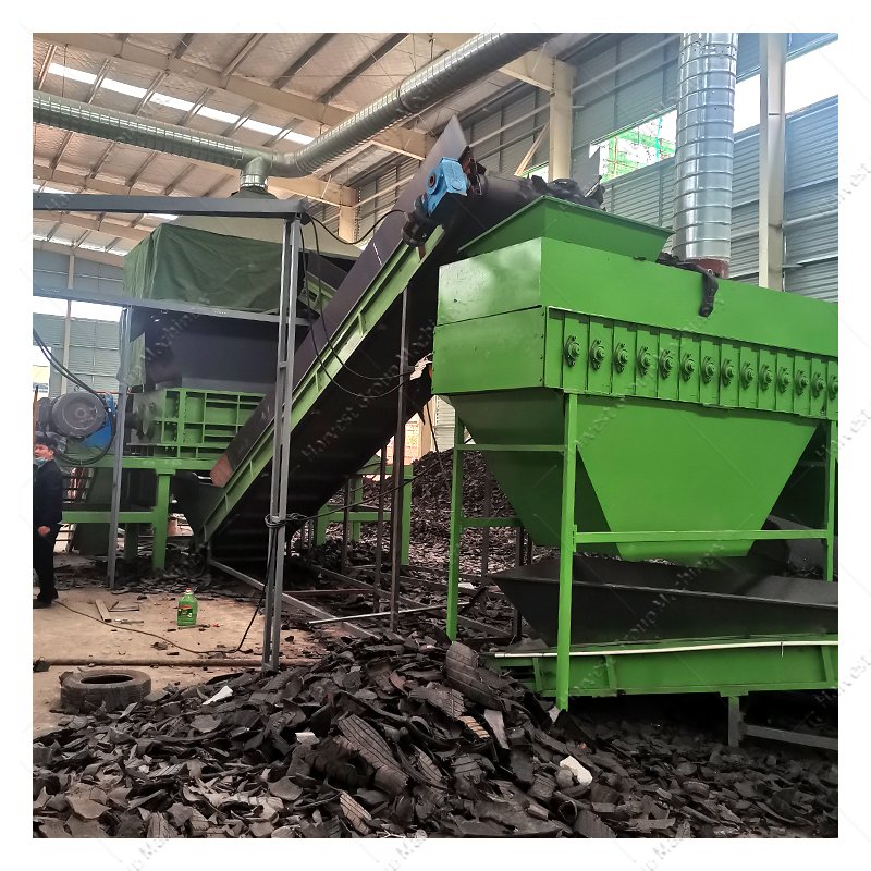 Auto Tire Recycling Machine for Scrap Tire Powder Recycling Plant Waste Tyre Recycling Machines in Pakistan