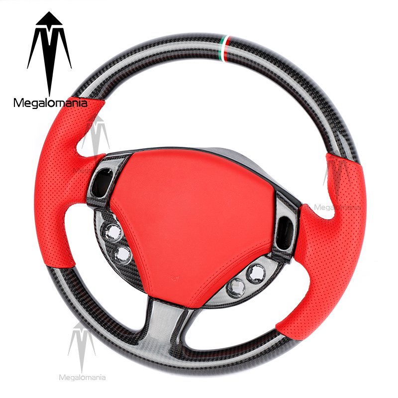 Fit for Maserati Grecale Levante Ghibli Quattroporte GranCabrio GranTurismo Carbon Fibre Steering Wheel
