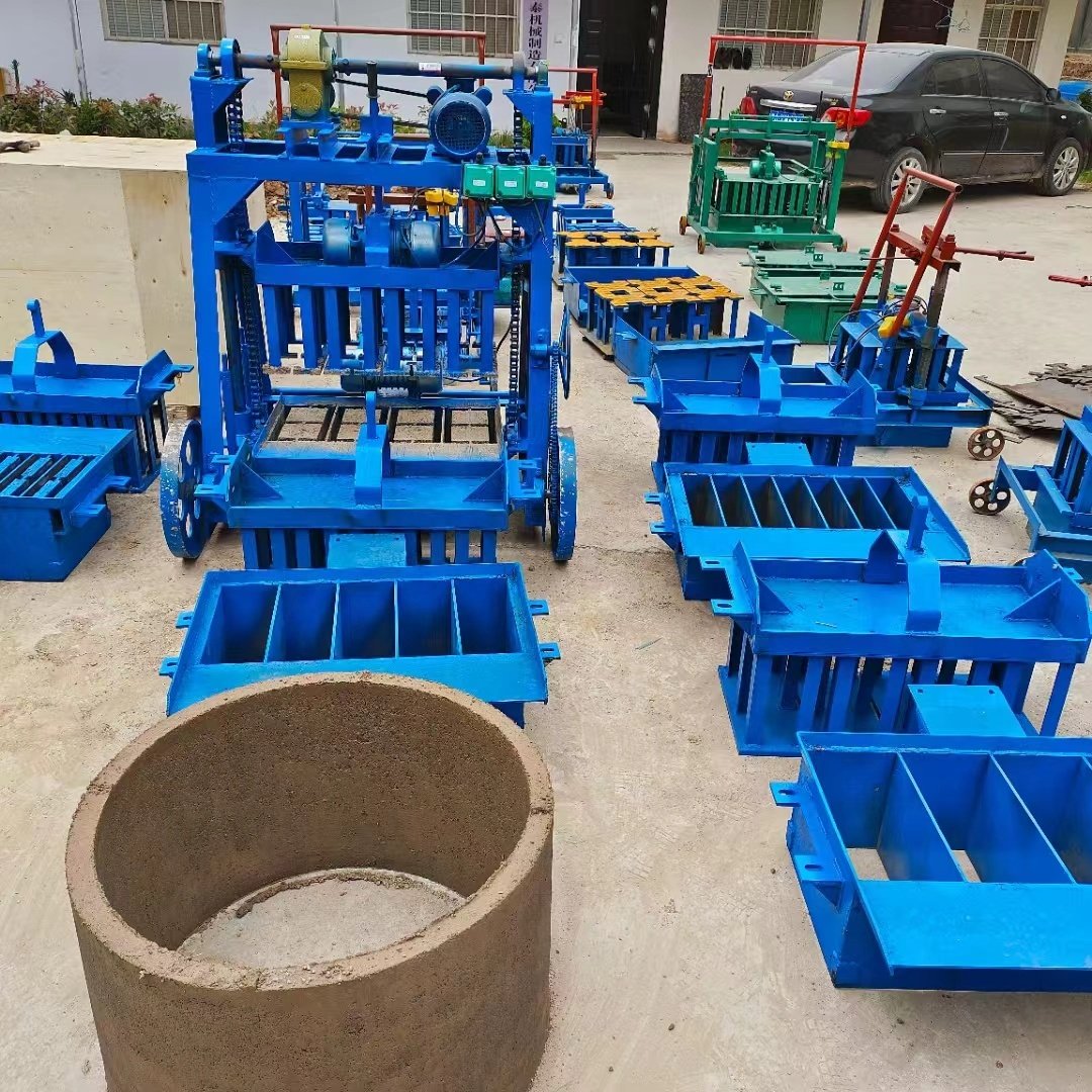 Semi Automatic Brick Making Machine Produce Blocks From Stone Low Price and Popular in Africa
