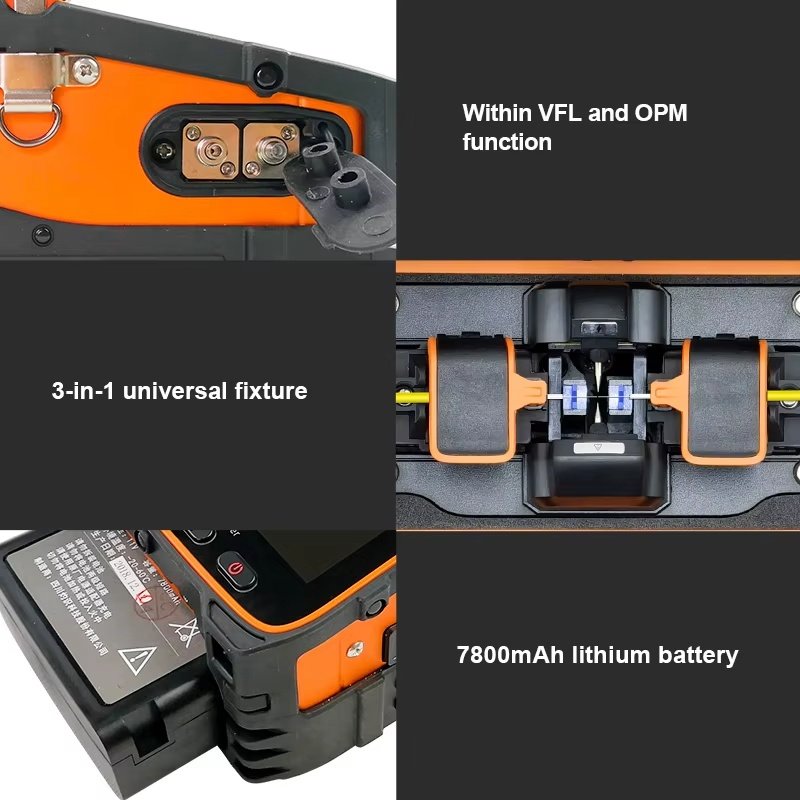 AI9 fusion machine equipment FTTH optical fusion splicer with WiFi 4G GPRS connectivity network tool fiber optic splicer