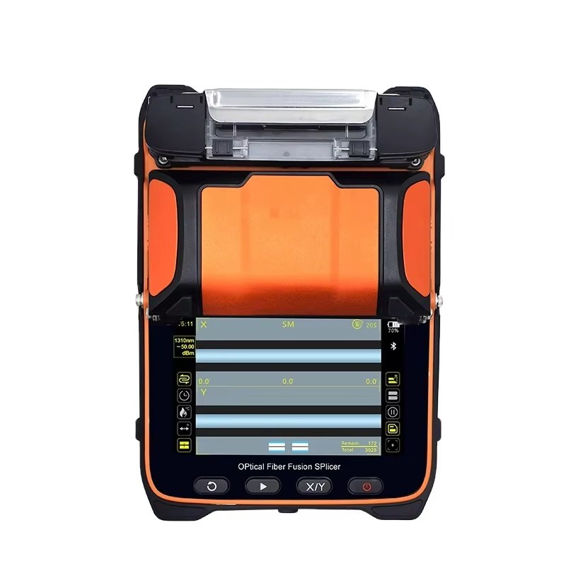 AI9 fusion machine equipment FTTH optical fusion splicer with WiFi 4G GPRS connectivity network tool fiber optic splicer