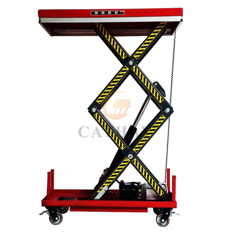 Cheap High Quality Rotary Scissor Lift Corrosion Resistant Auto Work Motorized Car Stage with CE Mark