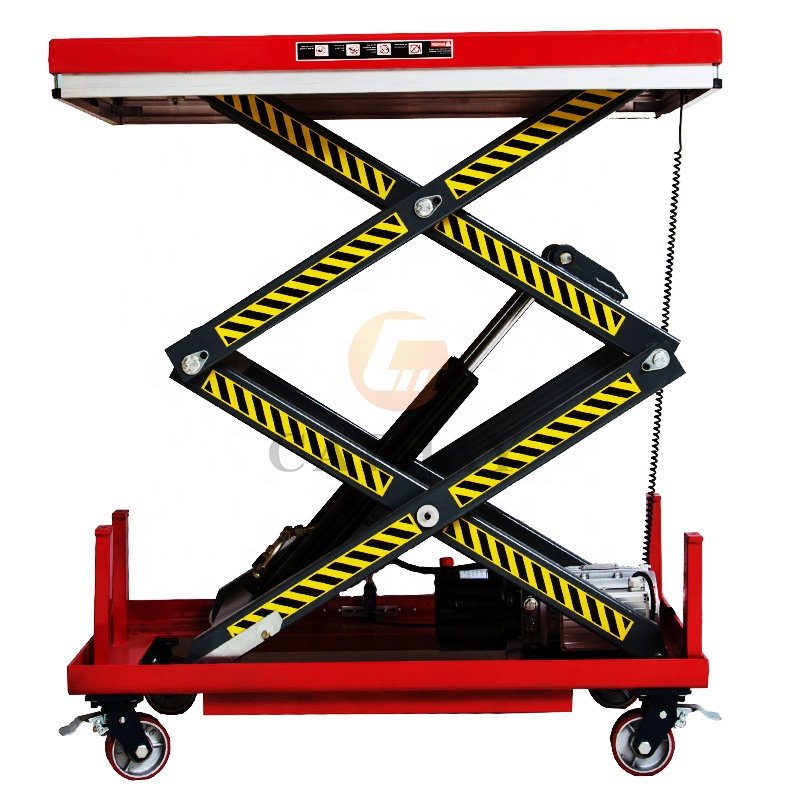 Cheap High Quality Rotary Scissor Lift Corrosion Resistant Auto Work Motorized Car Stage with CE Mark