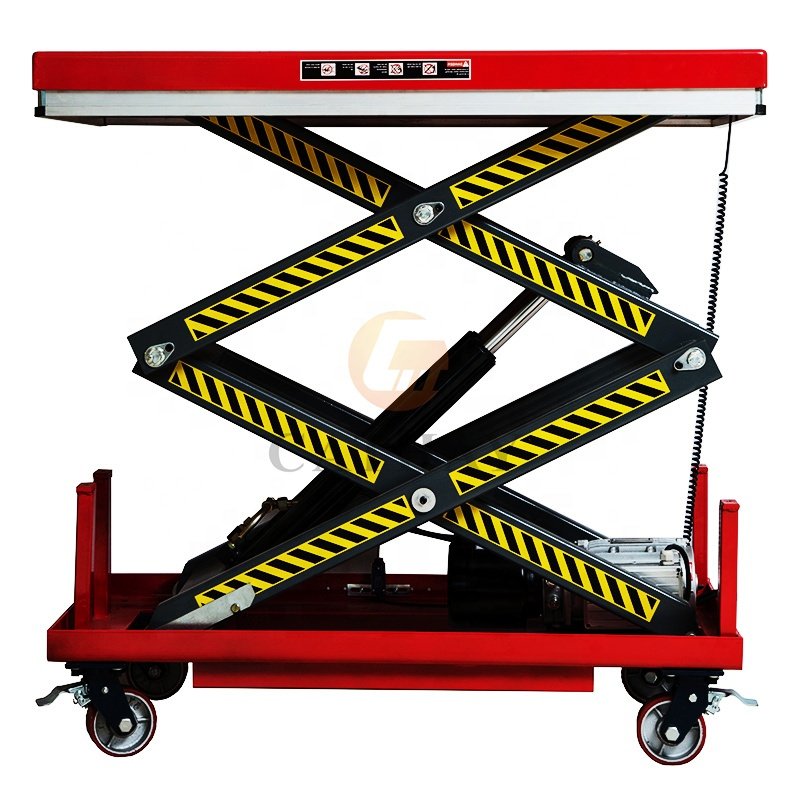 Cheap High Quality Rotary Scissor Lift Corrosion Resistant Auto Work Motorized Car Stage with CE Mark