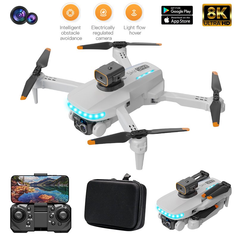 P14 Drone 4K Professional Camera 8K Mini HD Aerial Photography Dual Camera Omnidirectional Obstacle Avoidance RC UAV Drone