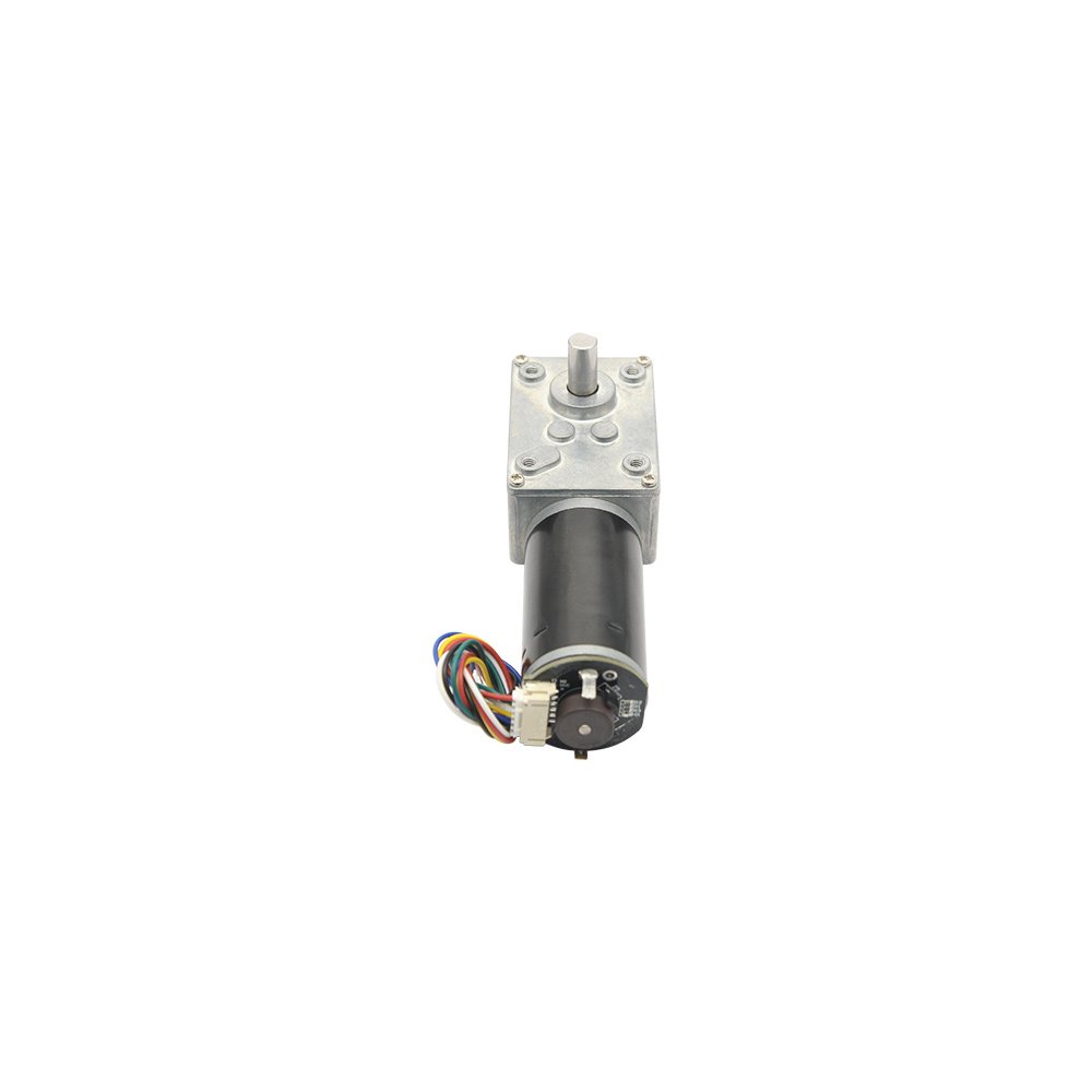 5840-31ZY Worm With Encoder DC Gear Reduction Motor Right Angle High Torque Motor 12V24V