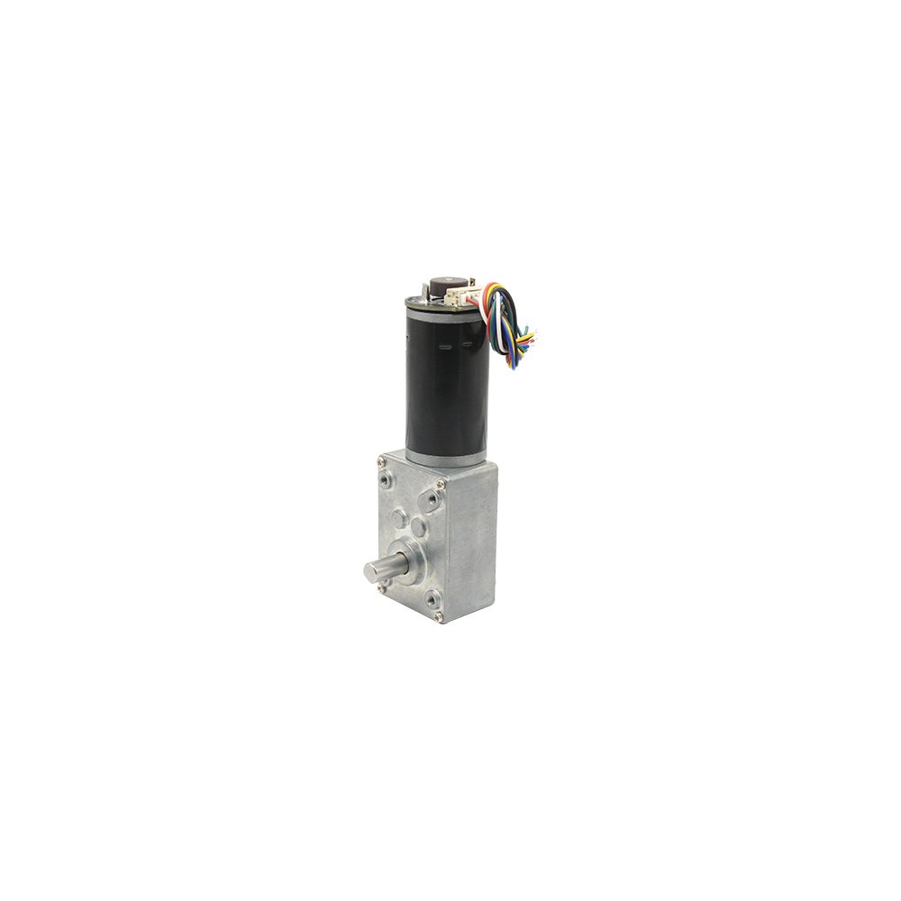 5840-31ZY Worm With Encoder DC Gear Reduction Motor Right Angle High Torque Motor 12V24V