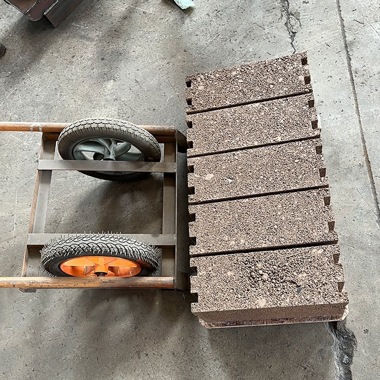 LONTA QTJ4-35A Semi Automatic Diesel Hydraulic Hollow Interlock Paver Cement Concrete Brick Block Making Machine De Brique