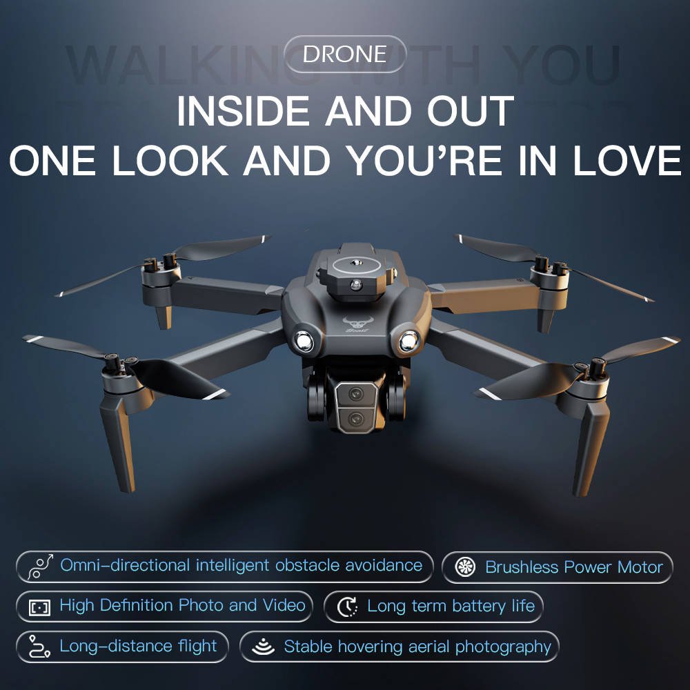 JHD SG109 Pro Max Drone GPS Professional 2-axis Gimbal UAV Aerial Photography 4K HD Camera Brushless Obstacle Avoidance RC Flyer
