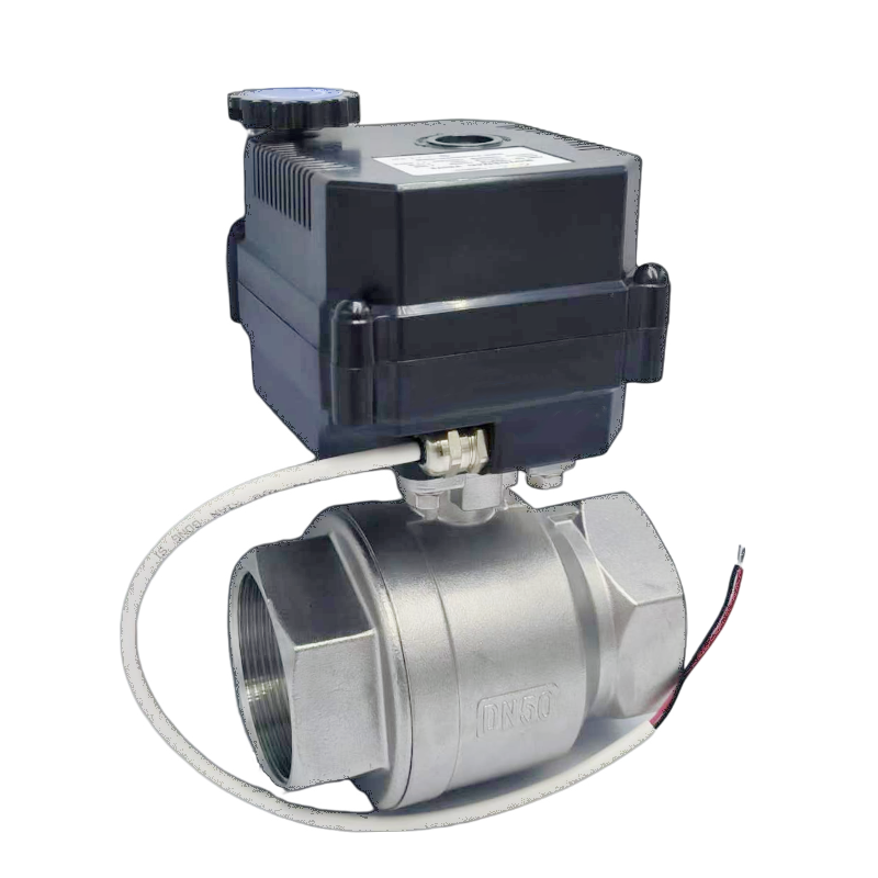 Professional Manufacturer Quality 24V 1/2 - 2 Inch 2 3 Way Electric Motor Driven Shut off Ball Valve for Auto Water Flow Control