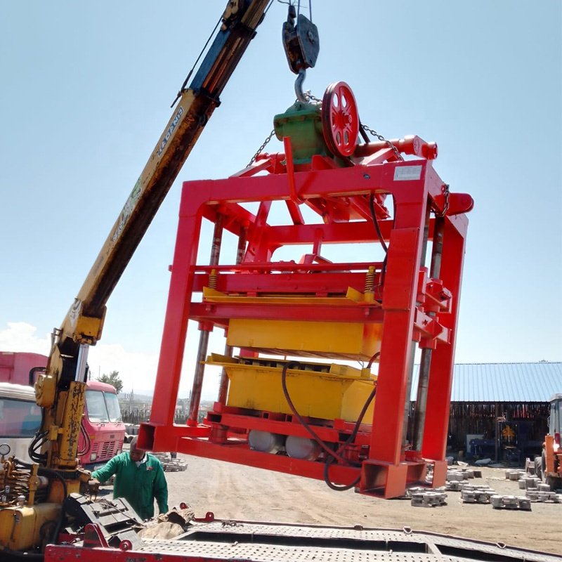 QTJ4-40 Semi Automatic Block Machine Egg Laying Hollow Block Making Machine Concrete Hollow Brick Making Machine
