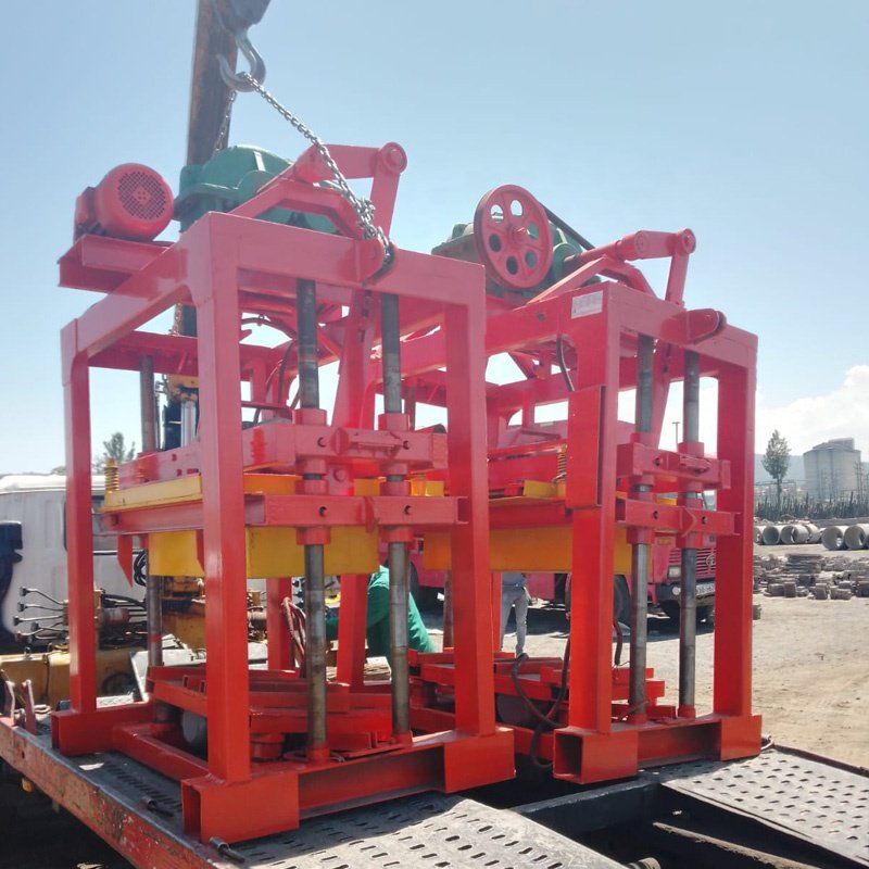 QTJ4-40 Semi Automatic Block Machine Egg Laying Hollow Block Making Machine Concrete Hollow Brick Making Machine