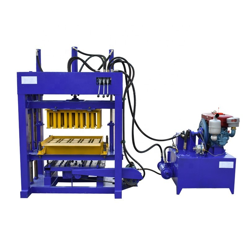 QTJ4-40 Semi Automatic Block Machine Egg Laying Hollow Block Making Machine Concrete Hollow Brick Making Machine