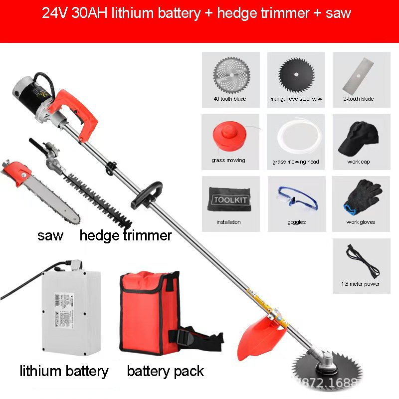Grass Cutter Cordless Electric Wire Brush Lawn Mower Electric Motor