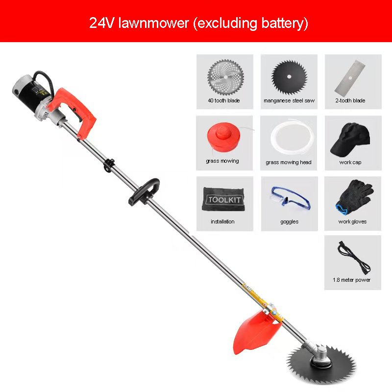 Grass Cutter Cordless Electric Wire Brush Lawn Mower Electric Motor