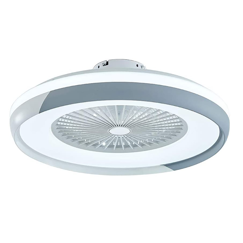 23.5 Inch Modern Acrylic LED Decorative Ceiling Fan with 6 Wind Speeds Smart Morden Dining Room Light Lamp
