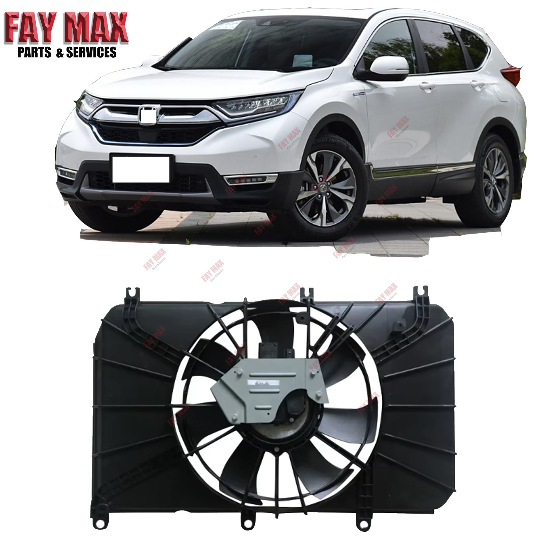 Oem Fan Auto Air Conditioner Car Air Cooling Cooler Fan 19015-5Tz-H01 for Honda Crv Hydrid 2018 2019 Rt5 Rt6 190155Tzh01
