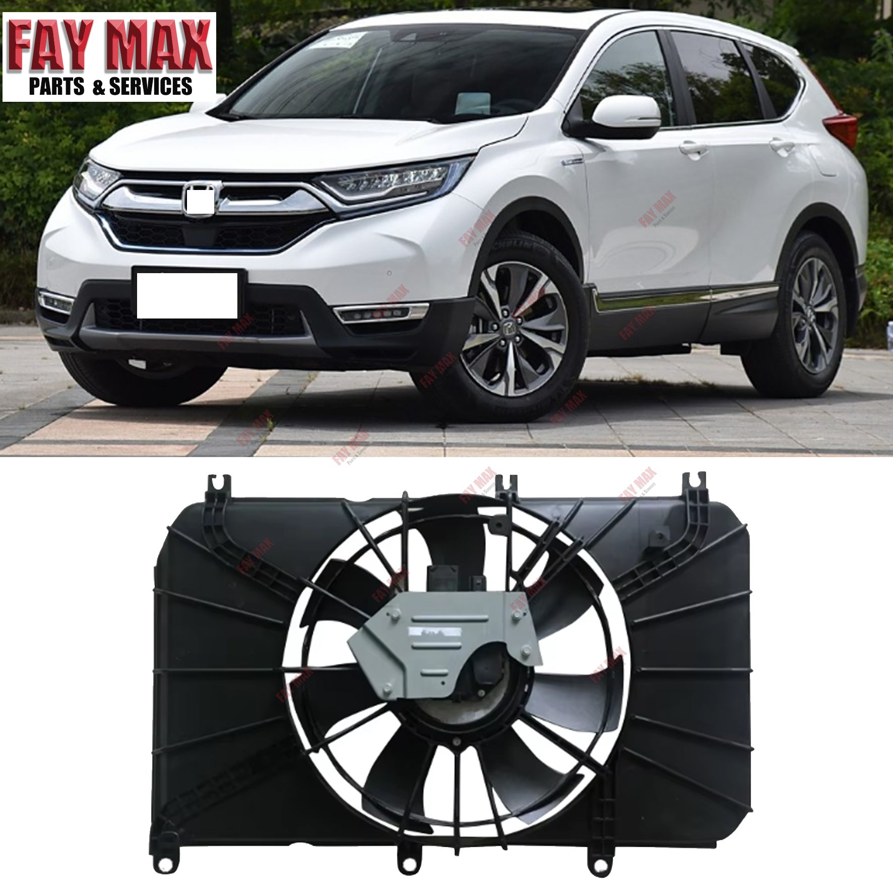 Oem Fan Auto Air Conditioner Car Air Cooling Cooler Fan 19015-5Tz-H01 for Honda Crv Hydrid 2018 2019 Rt5 Rt6 190155Tzh01
