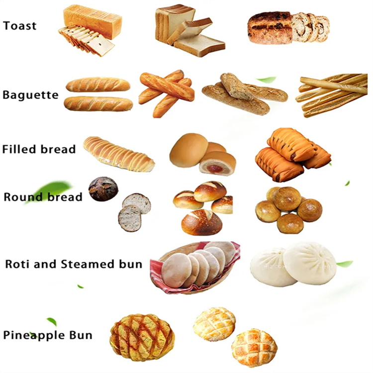 Factory Price Automatic Bread Line French Bread Making Machine Toast Bread Production Line