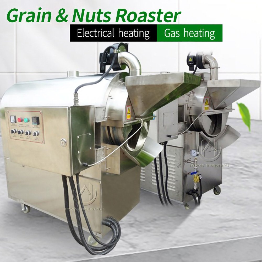 150kg/batch Cocoa Roaster Machine Chestnut Nuts Roaster