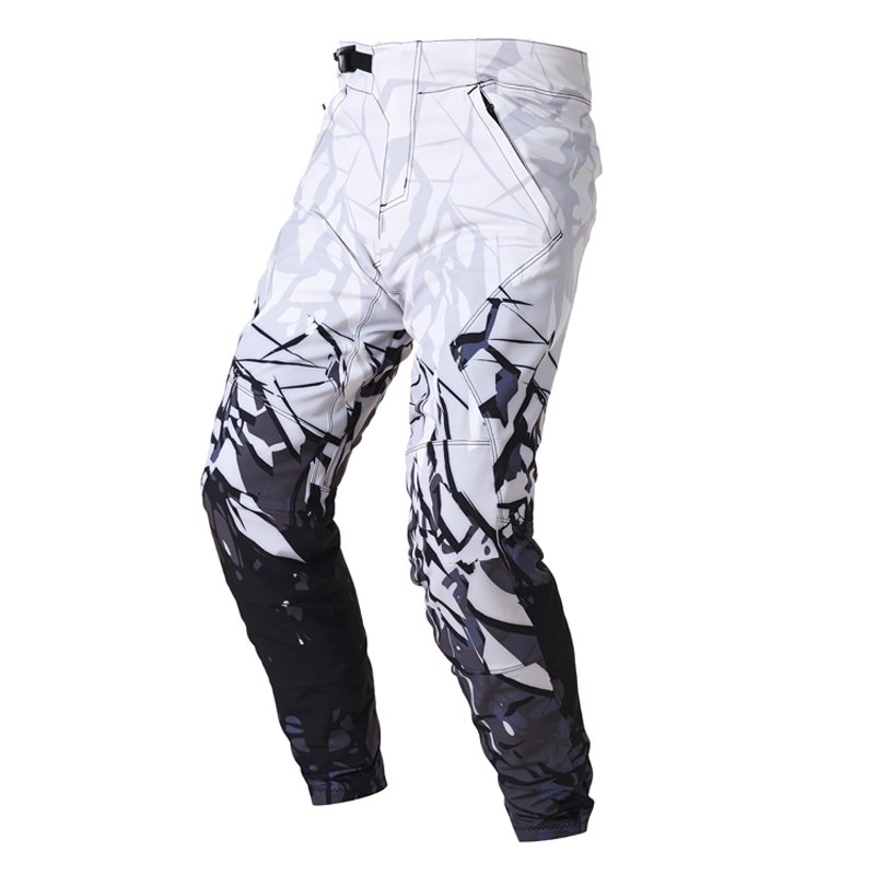 Custom OEM Brand White Black Off-Road Dirt Bike Motorcycle Riding Gear Motorsport Racing Motocross Trousers Pants Suits