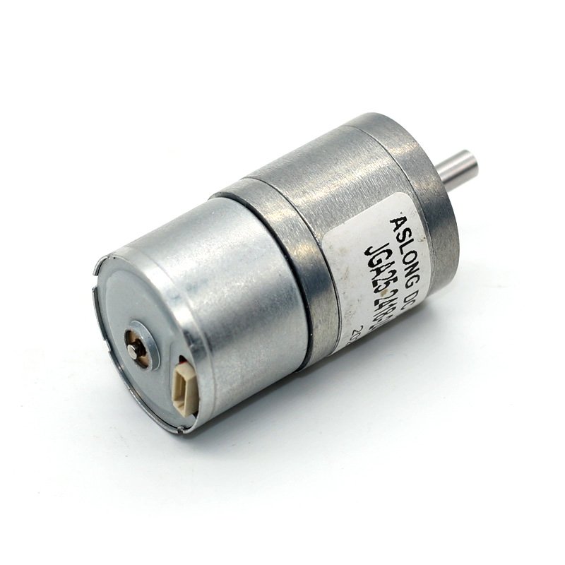 ASLONG JGA25-2418 25mm 12V/24V Mini DC Motor Brushless Reduction Motor Micro Motors Shenzhen Made in China