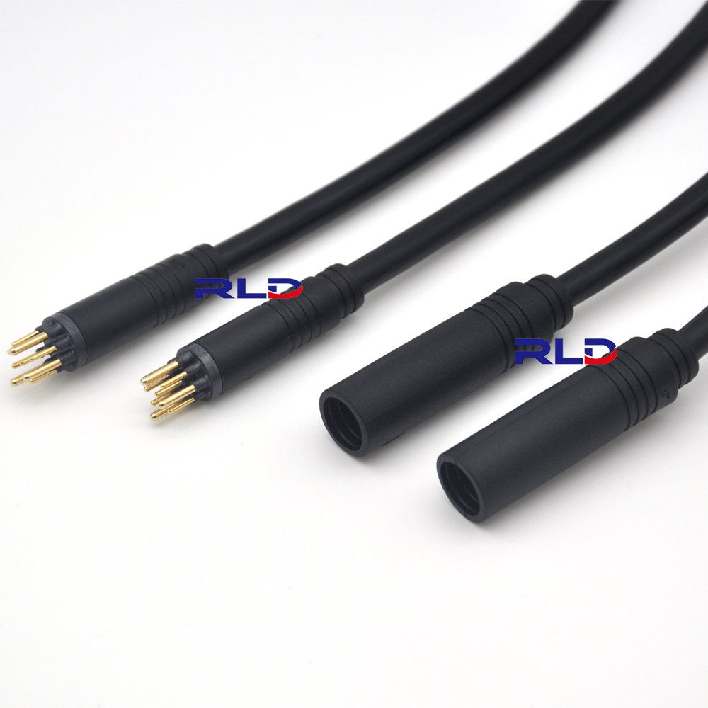 Electric Bike Connectors 9 Pins Waterproof Motor Connector Cable for E-bike