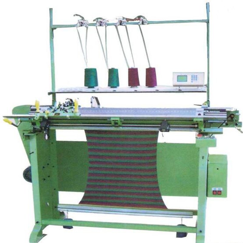 Flying Tiger Semi Automatic Auto Manual Hand Driven Flat Knitting Machine for Sweater Collar Cuff Hat