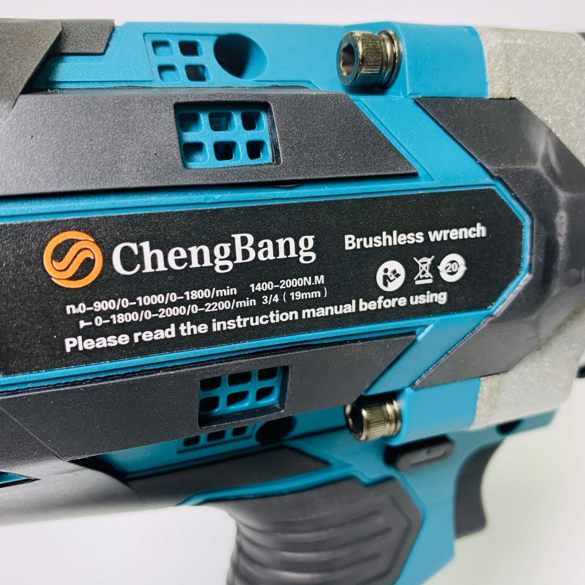 2000N.m High Power Rechargeable Brushless Lithium Electric Impact Wrench 3/4" Industrial Heavy Duty Cordless Torque Wrench MTL06