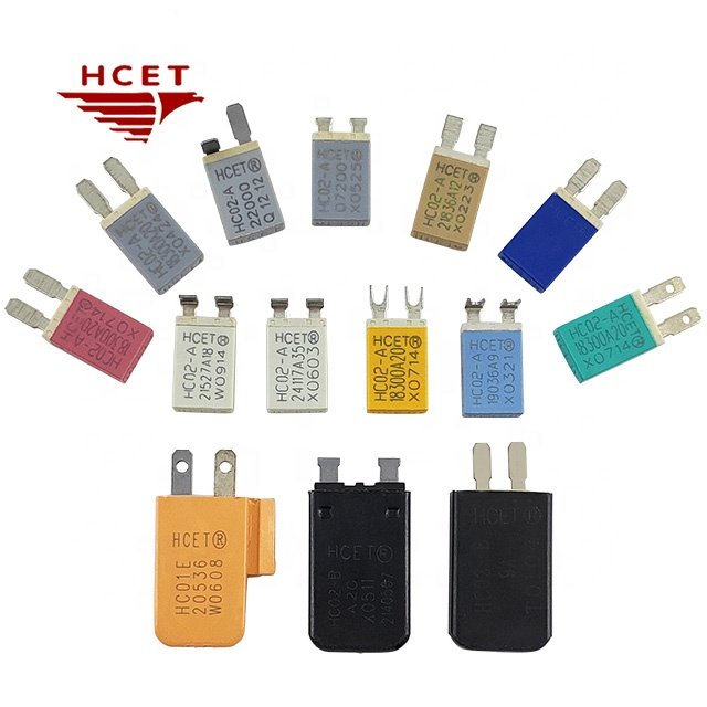 HCET Factory Price HC02 Replace Otter Window Lift Motor Thermal Cutoff Switch Protector for DC Motor