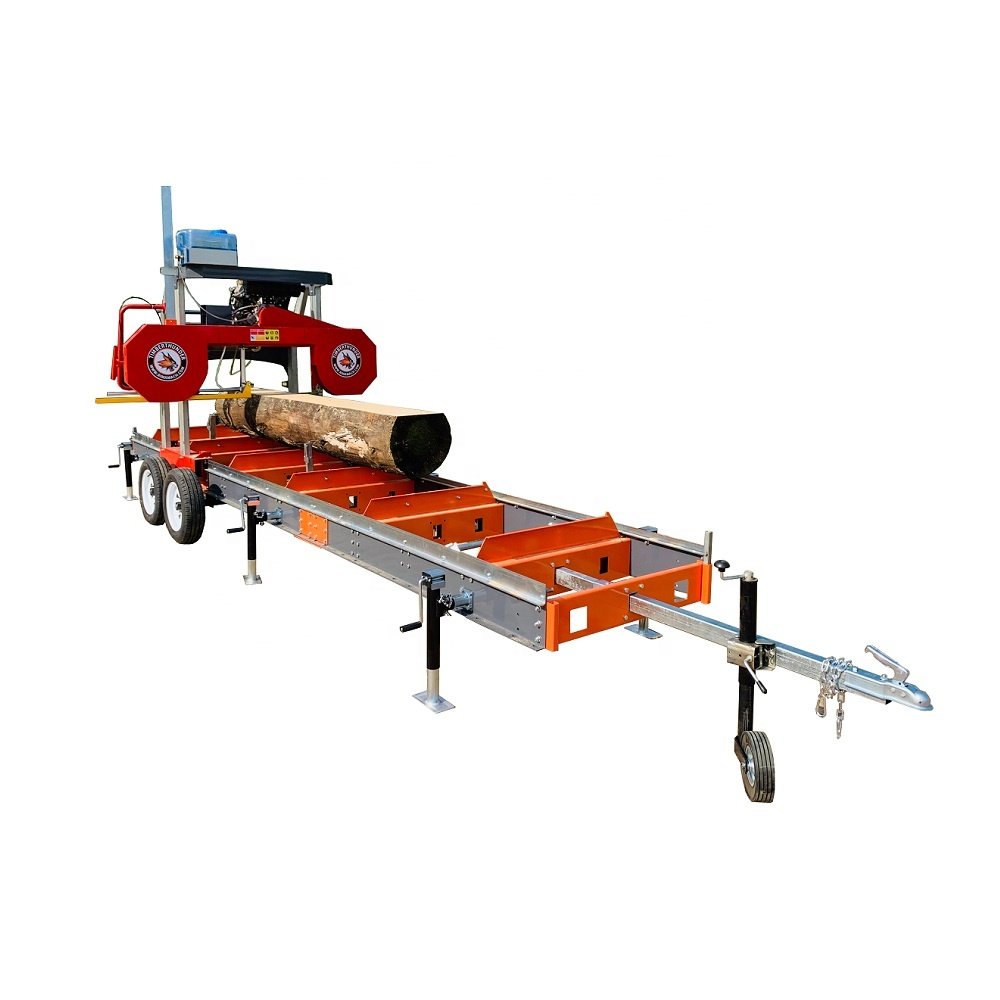 RIMA Sawmill Portable Wood Band Horizontal Bandsaw Mini Sawmill Mobile Auto Sawmill Wood Saw Machines Saw Mill