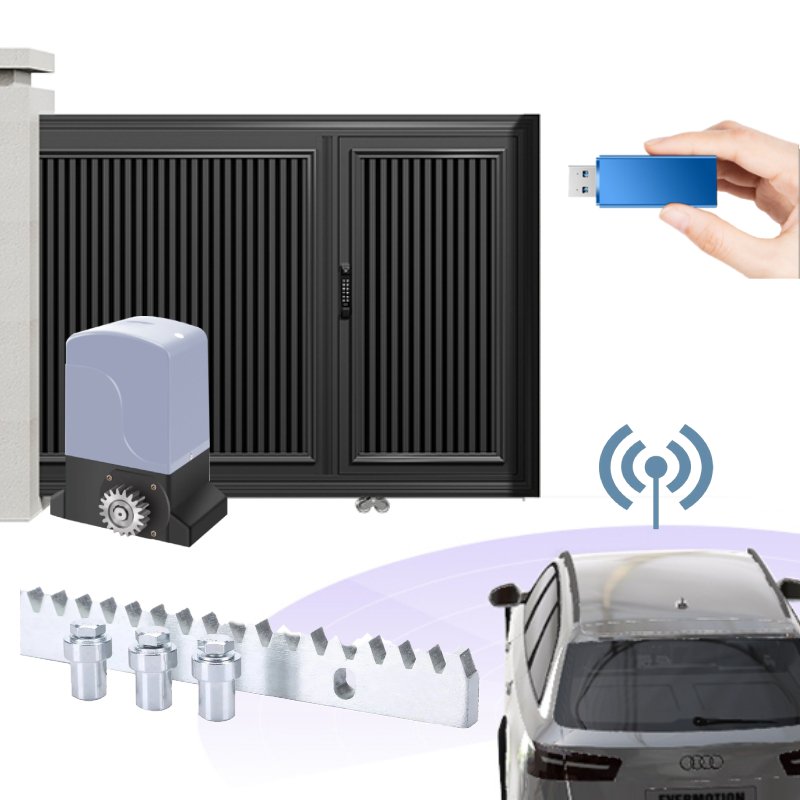 Smart Wifi Phone Control Automatic Door Operator Sliding Gate Opener for 600kg Gate Motor