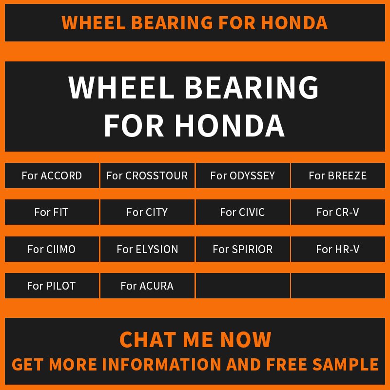 44300SWNA01 Wholesale Premium Custom Wheel Hub Bearing for HONDA CRV III 2.0 I 4WD RE5 RE6 44300-SWN-A01