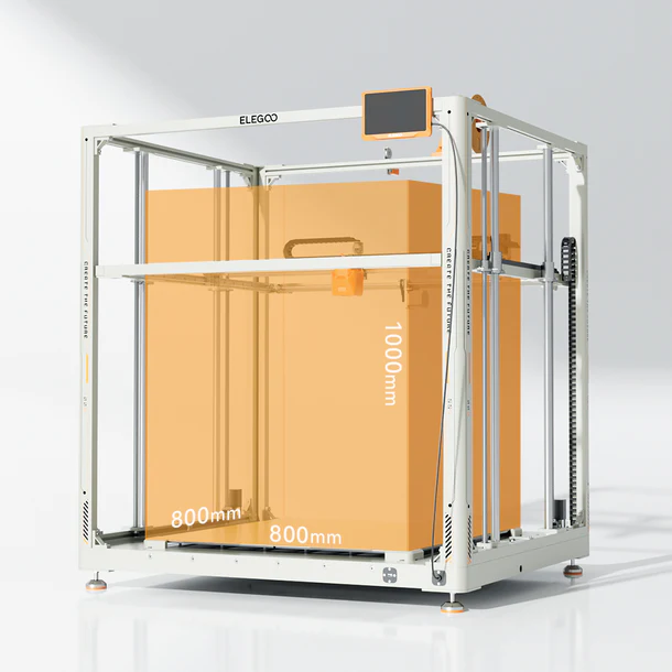 Elegoo OrangeStorm Giga Large Size 3D Printer Build Volume: 800mm X 800mm X 1000mm