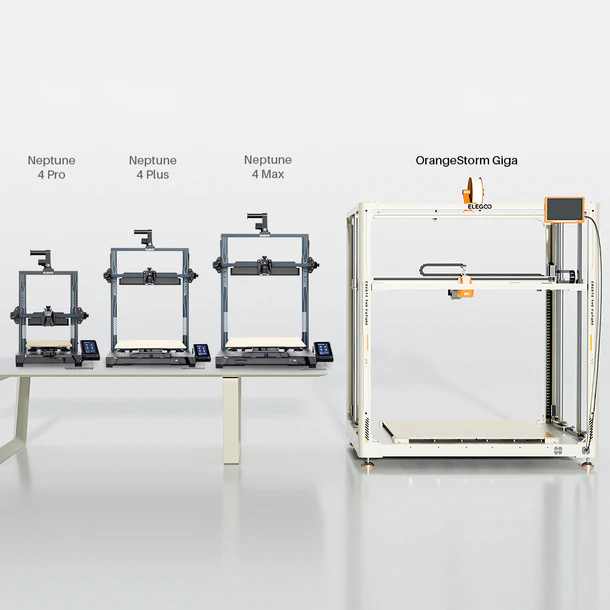 Elegoo OrangeStorm Giga Large Size 3D Printer Build Volume: 800mm X 800mm X 1000mm