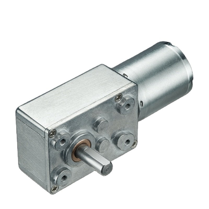 Factory Supply High Torque Low Rpm 24v 12v Dc Gear Motor 100rpm 1pm Worm Gear Motor for Auto Application